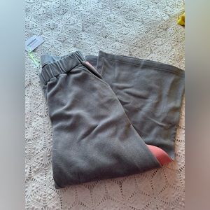 Dudley Stephens Somerset Pant Terry Fleece Heather Gray Size medium 6 to 8